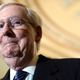 Mitch McConnell looking like a sneaky fart.